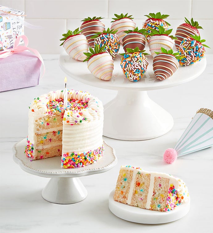 Time to Celebrate Birthday Cake™ with Birthday Strawberries
